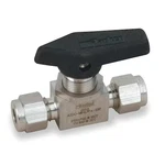 Parker 6A-MB6LPFA-SSP 3/8" Compr Stainless Steel Ball Valve Inline. Fixed Price $256.99.