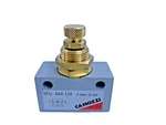 Camozzi Rfu 444-1/4 Inline Pneumatic Throttle Check Valve G1/4 Max 10 Bar. Fixed Price $25.00.
