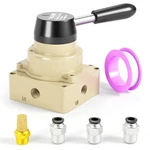 Tailonz Pneumatic Rotary Lever Hand Valve HV-02 1/4 Npt Air Flow Control. Fixed Price $28.45.