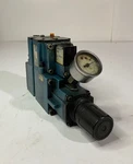 1X Mac Valves Manifold 6523B-511-PM-501DA W/ Pressure Regulator (used). Fixed Price $79.99.