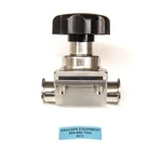Aquasyn 2" Od Diaphragm Manual Valve 316L Stainless Used (9672)R. Fixed Price $190.00.