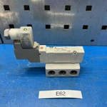 New Smc Port 4-WAY Series Solenoid Valve 24 Vdc 1/4" Npt SY5140-5DZ-02T. Fixed Price $40.00.