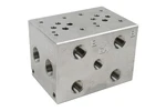 Hydraulic Bar Manifold Series Section 1/2 Nptf 3000 Psi Daman AD03S022P. Fixed Price $197.60.