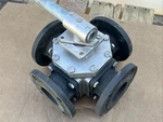Flanged 4-WAY Ball Valve Jflow Controls DM3, CF8M Stainless. Fixed Price $1169.00.