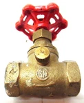 Mueller, Staight Valve, 1/2" Npt, Brass, 105-083LW. Fixed Price $8.00.