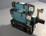 Mac Valves, Inc Pnuematic Manifiold Assembly W/92B-BAB-000-DM-DDAP-1DM. Fixed Price $599.99.