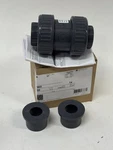 Gf Piping Systems 161375003 3/4" Socket Pvc Ball Valve Inline True Union No Box. Fixed Price $19.95.