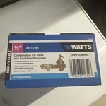 Watts B911S-M3 Comb Fill Valve/backflow PREVENTOR,1/2IN. Fixed Price $159.00.