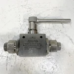 Parker Autoclave 3/8" Stainless Steel 2-WAY Ball Valve 2B6S20M9-HT. Fixed Price $629.00.