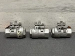 Lot Of 3 Velan 1/2 CF8M EP-2000 Solid Body Ball Valve Missing Handles Nice. Fixed Price $75.99.