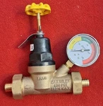 Apollo APXPRV34WG: 3/4" Hand-adjustable Pressure Regulating Valve With Gauge,new. Fixed Price $37.99.