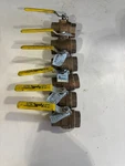 Pack Apollo 1'' 77CLF-105-01 600CWP Threaded Ball Valves. Fixed Price $40.00.