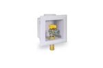 Unibox Gas Valve Outlet Quarter Turn 1/2"-3/4"IN Mip Connection Chrome Usa. Fixed Price $29.71.