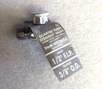 Keeney Quarter Turn Straight Valve 1/2 Fip 3/8 Od Chrome Solid Brass 92653 Nos. Fixed Price $6.79.
