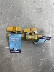 Lot Of Midline Everflow Gas Cock Ball Valves Threaded Fip 1/2" 4512Y. Fixed Price $13.25.