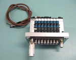 Festo CPV14-VI Manifold Assembly W/ (8) 161-362 Solenoid Valves E19. Fixed Price $50.00.