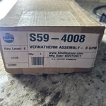 Bradley S59-4008 Vernatherm Assembly Valve Gpm Rev Level Nsf For Water. Fixed Price $250.00.