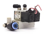 VK332-5G-01 Smc Two Pneumatic Solenoid Valves To 0.7 Mpa S'pore 24 Vdc. Fixed Price $46.64.