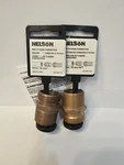 (2) Gilmour 3/4 In. Brass Threaded Double Male Hose Connector. Fixed Price $9.99.