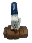 T-585-70 Nibco 1-1/2" Threaded Bronze Inline Ball Valve, 150SWP, 600CWP. Fixed Price $69.50.