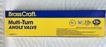Brasscraft 1/2 In. Sweat Inlet X 3/8 Compression Outlet Multi-turn Angle Val. Fixed Price $14.95.