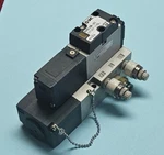 Smc NVFR2100R-6FZ Pneumatic Solenoid Valves With 2000-1 Control Block. Fixed Price $41.25.