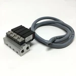 Manifold W/4X Humphrey HK5B224PNR Solenoid Valves, 2-WAY, 24VDC Coil, VAC-100PSI. Fixed Price $120.00.