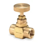 Weksler BBV4 Valve, Needle, 1/4 In, Brass, 600 Psi. Fixed Price $17.65.