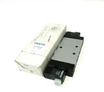 New Festo CPE24-M1H-5J-3/8 Solenoid Valve 163167 CPE24M1H5J38. Fixed Price $175.00.
