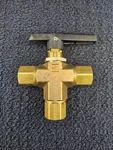 Parker Hannifin 6F-B8XJ-BP 3-WAY B-series Ball Valve 1/2" Brass Female Npt. Fixed Price $63.36.