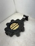 8 Lug 4" Stockham Epdm Chemically Resistant Butterfly Valve W Bronze Disc. Fixed Price $200.00.