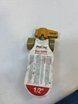 B&k Mueller Gas Ball Valve 200 Psi 1/2-IN 110-223C. Fixed Price $8.99.
