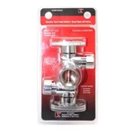 Keeney K2901DHLF Brass 3-WAY Quarter Turn Dual Shut-off Valve 1/2 X 3/8 Dia. In.. Fixed Price $25.54.
