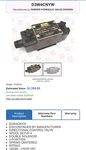 Parker Directional Control Valve D3W4CNYW (brand New). Fixed Price $399.00.