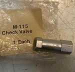 Kepner 406C-1-50 M-115 Stainless Steel In-line Check Valve Relief. Fixed Price $235.99.