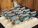 Keeney K2880PCLF Lot Of 12 Brass 1/2" Cpvc X3/8" Od 1/4 Turn Angle Valve Chrome. Fixed Price $99.77.
