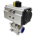 1IN Pneumatic Actuated Ball Valve Double Acting Industrial 1000 Psi. Fixed Price $108.10.