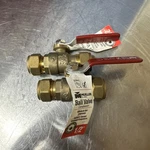 Lot Of Mueller B&k Industries Compression Ball Valve Brass 1/2" 107-023NL. Fixed Price $22.00.