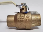 Everflow Supplies 610C001-NL Lead Free Full Port Ball Valve 1". Fixed Price $25.99.