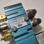 Mac 411A-B0A-DM-DFFJ-1KJ Solenoid Valve 120PSI & DMB-DFFJ-1KJ 24VDC 2.4W. Fixed Price $25.00.