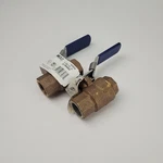 Lot Of 2, Nibco T-585-70-LL Bronze Ball Valve, NL950L8, 3/4" 150SWP, 600CWP,. Fixed Price $7.99.