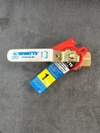 Watts In. Brass Fip X Full Port Threaded Ball Valve LFFBV-3C-M1. Fixed Price $20.99.