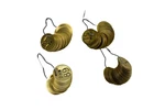 Brady 1-1/2" Diameter Stamped Brass Valve Tags Legend "dhw" Lot Of 100. Fixed Price $62.50.