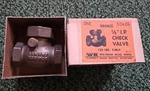 1/2" I.p. Bronze Check Valve Wolverine Brass 50404 Nos. Fixed Price $24.50.