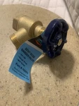 Ez-flow Bent Nose Garden Valve, 3/4" Fip Rough Brass Mht Outlet 20253. Fixed Price $17.60.