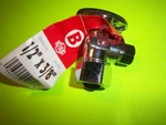 Keeney Brass 1/2-IN Compression 3/8-IN Quarter Turn Angle Valve LB2. Fixed Price $10.48.
