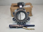 Nibco 4" 250 Psi Lug Style Butterfly Valve LD-3022-3 W/ Lever Lock Handle. Fixed Price $449.00.