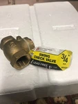 Ldr 022 1244 Swing Check Valve 3/4 Fip Brass Lead Free New. Fixed Price $17.99.