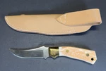 Parker Cut Co King Of The Beast Skinner Knife Japan Surgical Steel Sheath. Fixed Price $40.00.