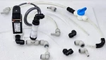 Burkert Solenoid Valve 0124 5.0 Edpm G1/4 PN0-3BAR 24V 8W W39LU W/ Connectors. Fixed Price $29.98.